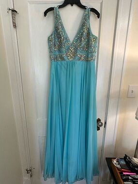 Blue Prom dress ✨
